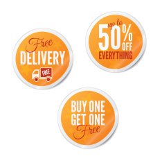 Summer Retail Stickers