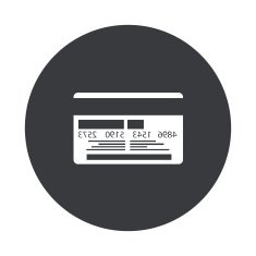 Vector modern gray circle icon N42