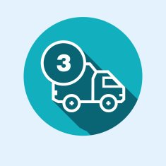 Icon for vehicle delivery services and goods N7