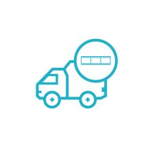 Icon for vehicle delivery services and goods N12
