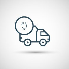 Icon for vehicle delivery services and goods N38