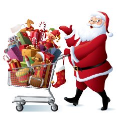Shopping Santa N2
