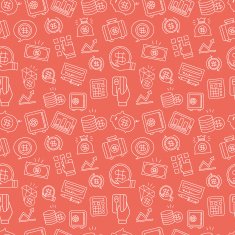 Business finance line icon pattern set N2