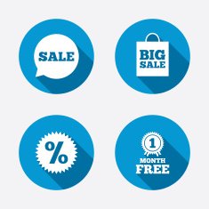Sale speech bubble icon Discount star symbol N23