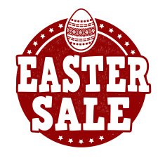 Easter sale stamp