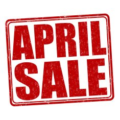 April sale stamp N5