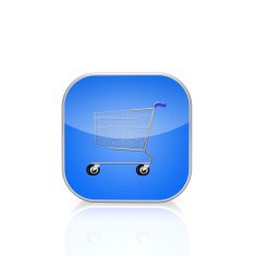 cart icons isolated on a white background
