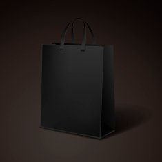 Black paper bag N2