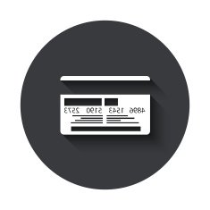 Vector modern gray circle icon N45