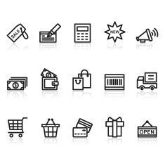 Shopping Icons N125
