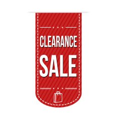 Clearance sale banner design