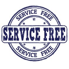 Service free stamp