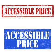 Accessible Price-stamps