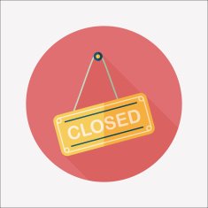 shopping store sign flat icon with long shadow eps10 N91