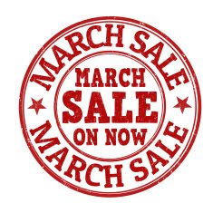 March sale stamp N3