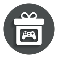 Gift box sign icon Present symbol N41