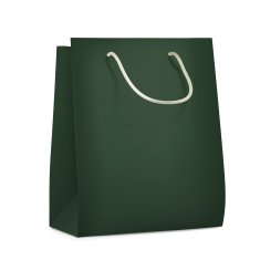 green blank shopping bag