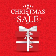 Shopping design over red background vector illustration