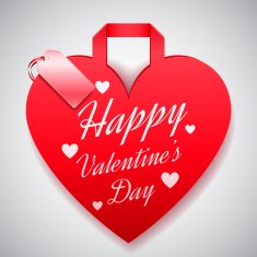 Valentines Day Shopping Concept