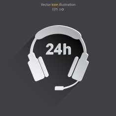 Vector support web icon N7