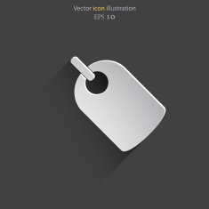 Vector label web icon N2 free image download