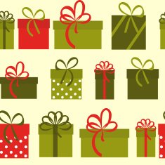 Gift Box Holiday Seamless Pattern Background Vector Illustration N9