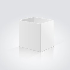 Open box isolated on a white background N2