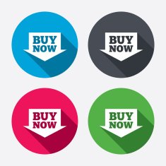 Buy now sign icon Online buying arrow button N2