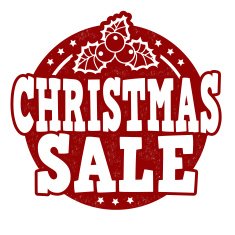 Christmas sale stamp