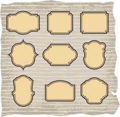 Blank label set vector N2