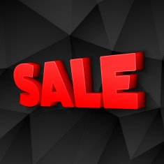 The Word Sale Vector illustration