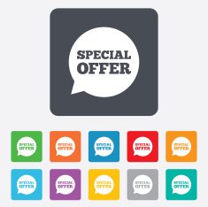 Special offer sign icon Sale symbol N4