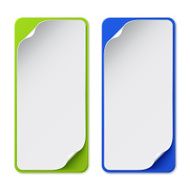 Set of two colorful banners Vector illustration