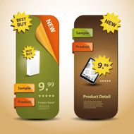 Header or Banner Design Set