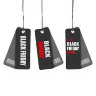 black friday sale tag design vector