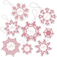Set of christmas tags N3
