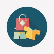 Chinese New Year SALE flat icon with long shadow eps10