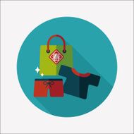 Chinese New Year SALE flat icon with long shadow eps10 N2