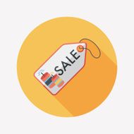 Chinese New Year SALE flat icon with long shadow eps10 N6