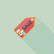 Chinese New Year SALE flat icon with long shadow eps10 N7