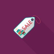 Chinese New Year SALE flat icon with long shadow eps10 N8