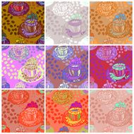 Seamless texture coffee N2