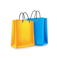 Colorful Shopping Bags Empty N2