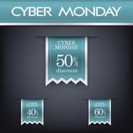 Cyber monday sales web elements N2