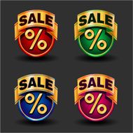 sale icons set