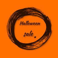 banner helloin Holiday Sale in calligraphic blot N2