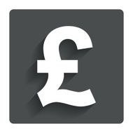 Pound sign icon GBP currency symbol N4