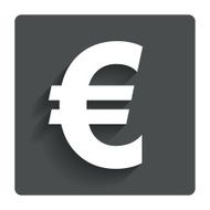Euro sign icon EUR currency symbol N5