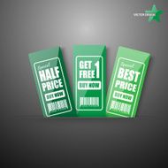 Sale tags Vector N2