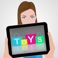 Toys Bags Displays Retail Shopping and Buying